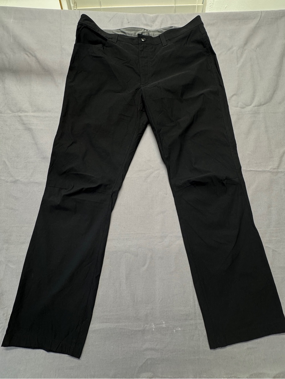 Eddie Bauer Pants Mens 38x32 Black Rainier Tech Performance Outdoor Hiking P49